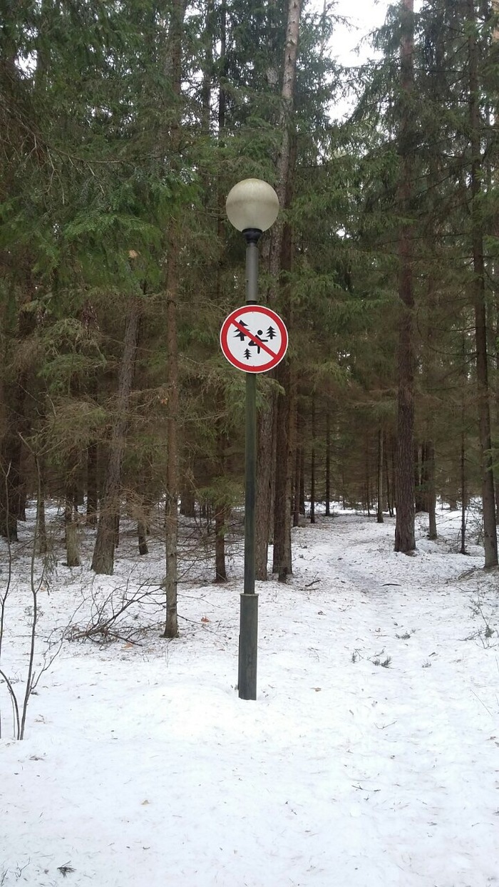 What if it’s too strong and no one sees?!) - My, Camping, Forest, Signs, Warning, The culture, Fine, The photo, Toilet