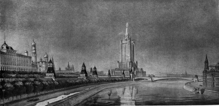 Stalin's last skyscraper. - Moscow, Stalin, Zaryadye, the USSR, Story, Longpost, Stalinskaya high-rise, Architecture, Skyscraper