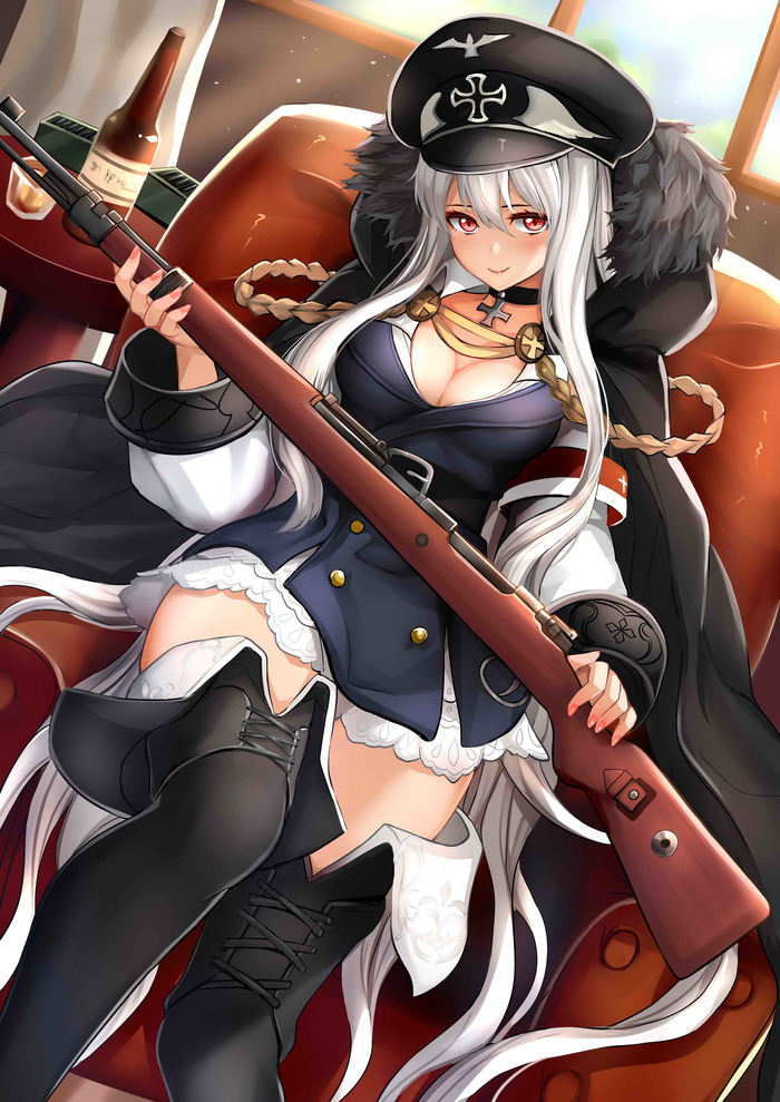 Kar98k - Anime Art, Girls Frontline, Kar98k