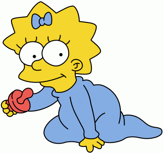 Maggie Simpson turns 33 this year... - Time, The Simpsons, Anniversary, Maggie Simpson