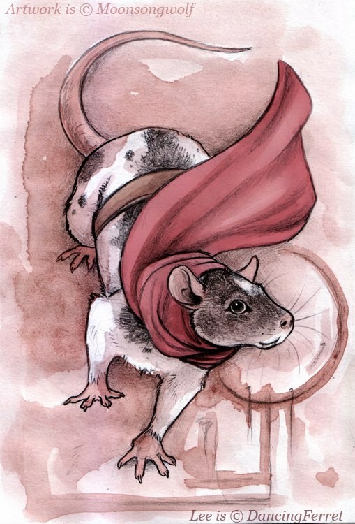 By MoonsongWolf - Rat, Art, Longpost, Drawing