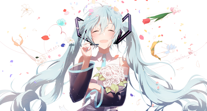   ! ,  , Vocaloid, Hatsune Miku, Anime Art, 39, 