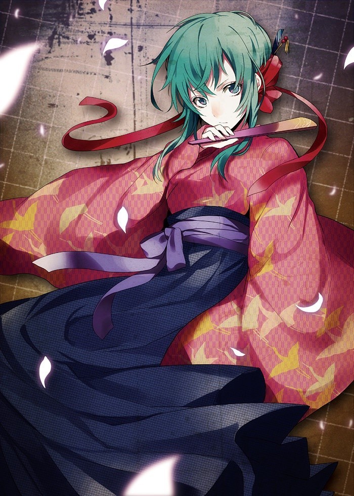 Miku in kimono - Hatsune Miku, Anime, Anime art, Vocaloid