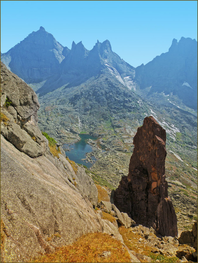 Climbing the Dragon's Tooth from the Coloreds - My, Ergaki, Tourism, Travels, Leisure, Russia, , Longpost, Nature