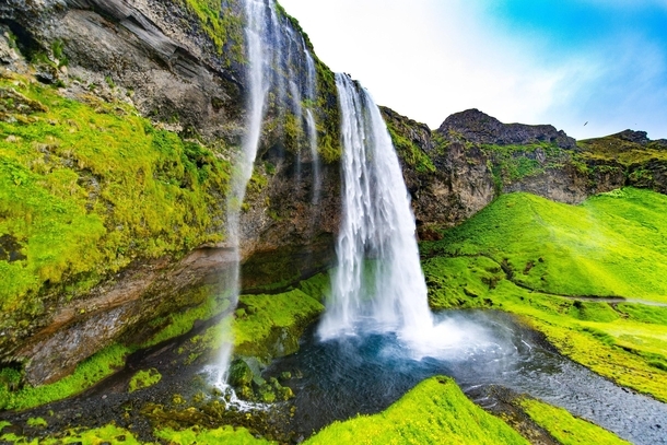 Один из красивейших водопадов мира. Знаменитый Seljalandsfoss - Seljalandsfoss, Водопад, Длиннопост