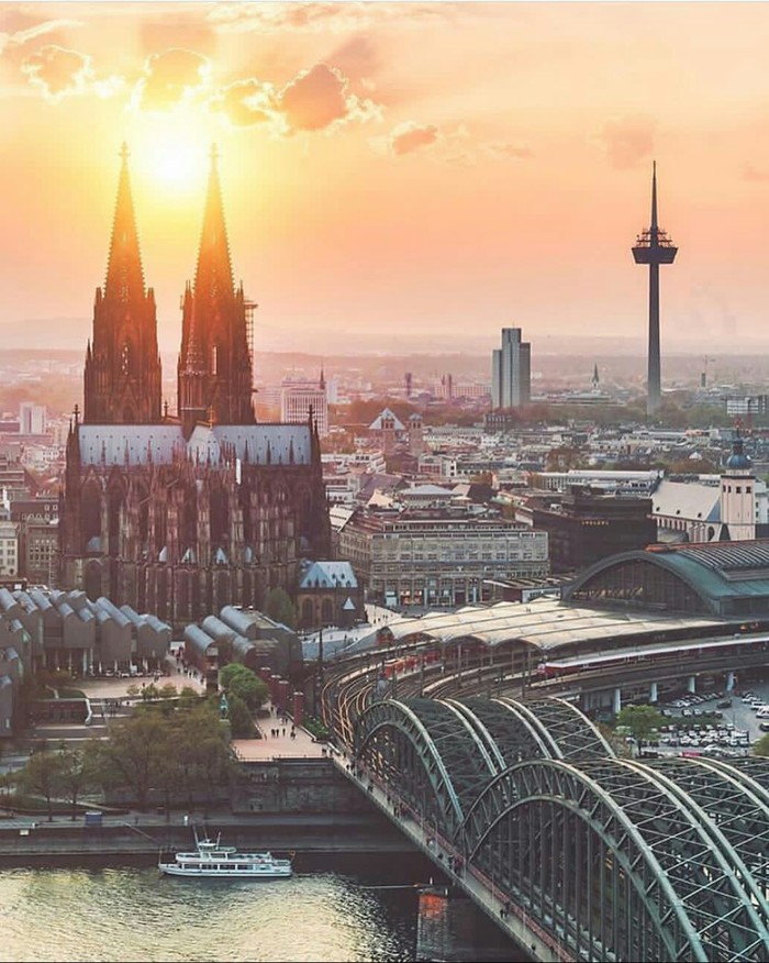 Cologne, Germany. - Germany, Koln, The cathedral, Spire, Architecture, The photo