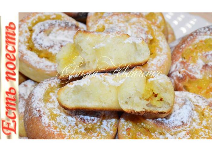 Cottage cheese cookies Ushki with orange - My, Cooking, Bakery products, Recipe, Video recipe, Cottage cheese, Orange, Banana, Sweets, Video, Longpost