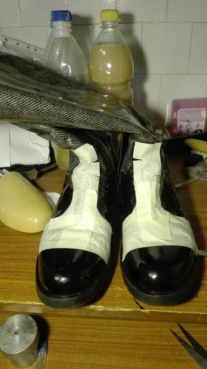 Ремонт обуви в Самаре. Лакированная кожа №2 Ремонт обуви, Лакированная кожа, Было-стало, Сапоги, Женские сапоги, Переделка, Длиннопост