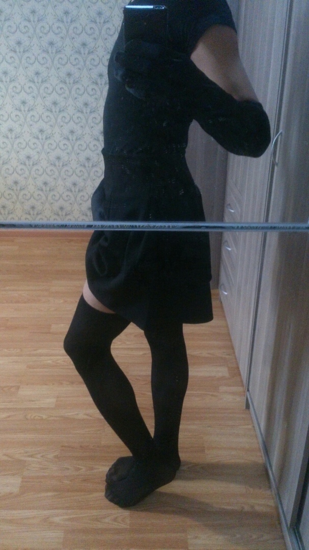 Skirt or without?) ^_< - NSFW, My, , Skirt, Stockings, Its a trap!, Trap IRL, Trap my, , Legs, Longpost