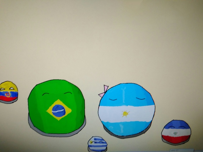 South America - My, Countryballs, South America