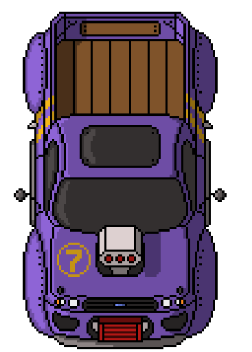 Car II - Моё, Pixel Art, Пиксель, Арт, Авто, Pixelcar