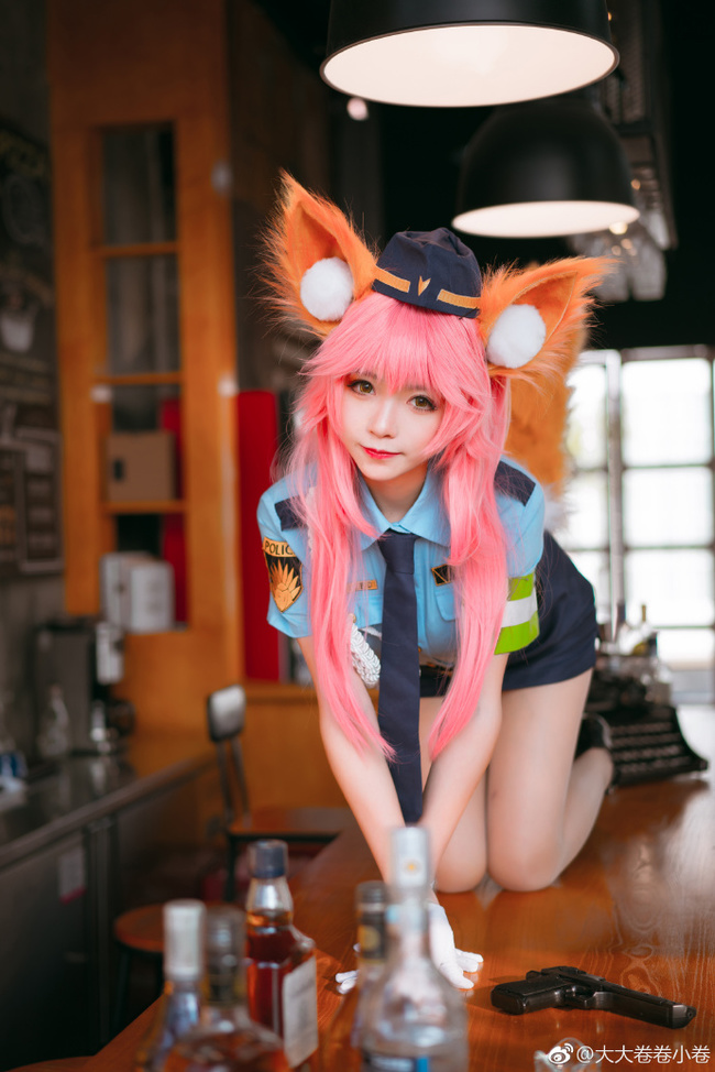 fox policeman - Cosplay, Longpost, Girls, Cosplayers, Costume, Anime, Fate grand order, Tamamo no mae