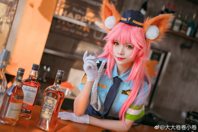 fox policeman - Cosplay, Longpost, Girls, Cosplayers, Costume, Anime, Fate grand order, Tamamo no mae