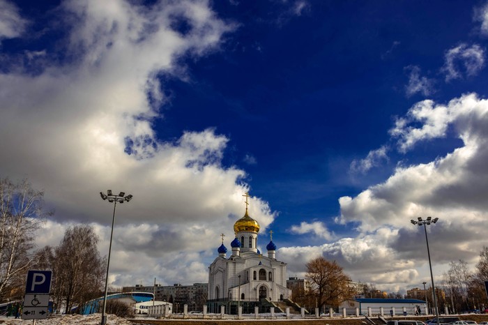 Церковь. - Моё, Смоленск, Церковь, Весна, Фотография