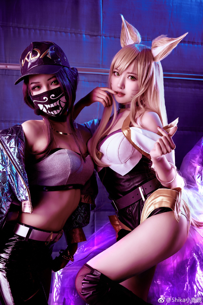 Cosplay on the theme of the video K / DA - POP / STARS - Cosplay, Longpost, Games, Girls, Cosplayers, Costume, Computer games, Anime