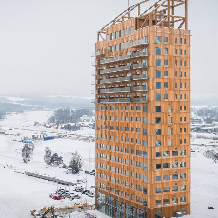 The tallest wooden building in the world - Architecture, Building, Norway, Wooden house, Record, Tjournal, Longpost