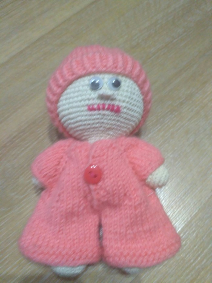 Turning a villain into a baby doll. - My, Crochet, Sweeties, Longpost, Needlework without process