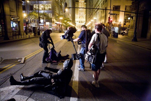 Photos from the filming and interesting facts for the film The Dark Knight 2008. - Heath Ledger, The Dark Knight, Batman, Christian Bale, Photos from filming, Celebrities, Longpost