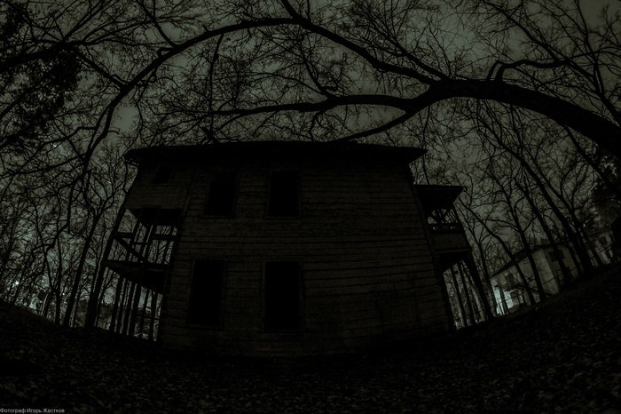 An ominous old house. - My, The photo, Photographer, Abandoned, Night, Horror, Horror