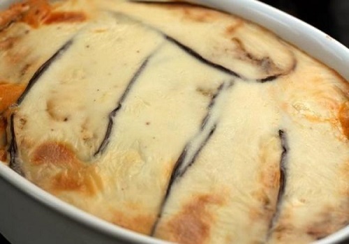 Moussaka with eggplant - My, Moussaka, Food, Recipe, Longpost