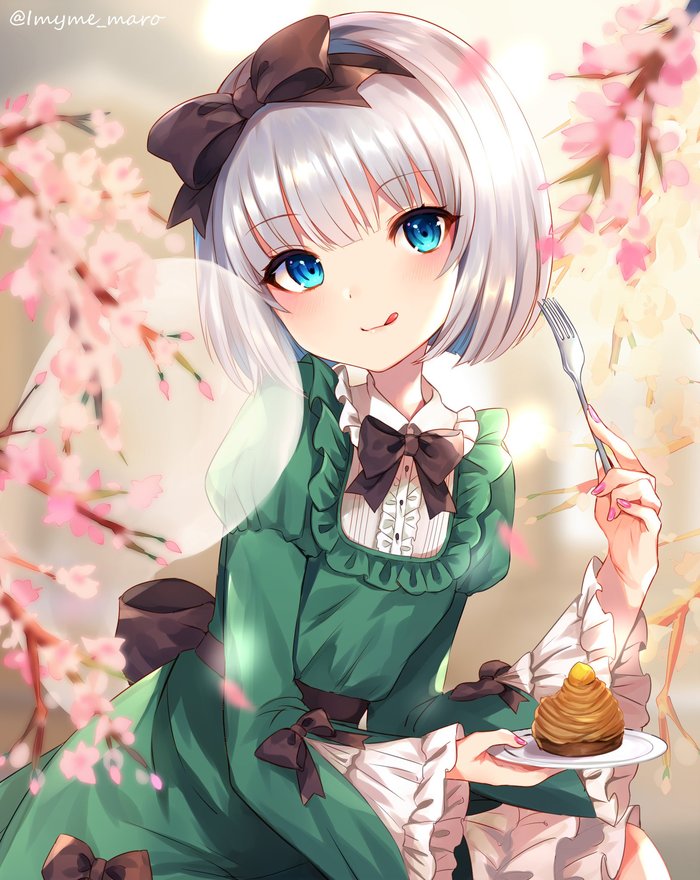 Konpaku Youmu - Anime, Anime art, Touhou, Konpaku Youmu, Marota