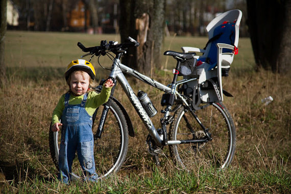 How I used to take my son on a bike - My, Children, A bike, Longpost