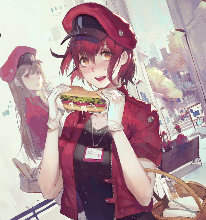 Erythrocyte - Anime art, Anime, Manga, Hataraku Saibou, 