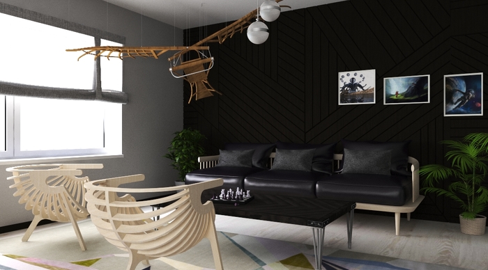 Design of a studio apartment for a traveler - Apartment, Interior Design, Overview, My, Travels, Longpost, Video