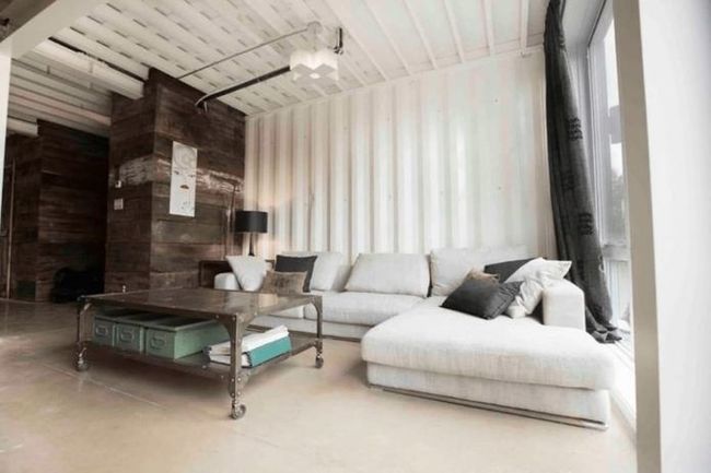 A woman bought four shipping containers and turned them into a beautiful home - My, Home construction, House, Interior, Vacation home, Repair, Building, Dacha, Container house, Longpost