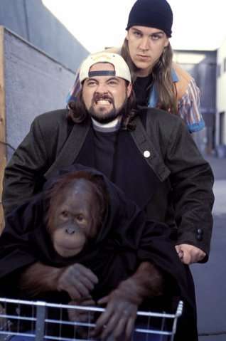 Photos from the set and interesting facts for the film Jay and Silent Bob Strike Back 2001. - Kevin Smith, Jason Mews, Shannon Elizabeth, Celebrities, Jay and Silent Bob, Photos from filming, Interesting, Longpost