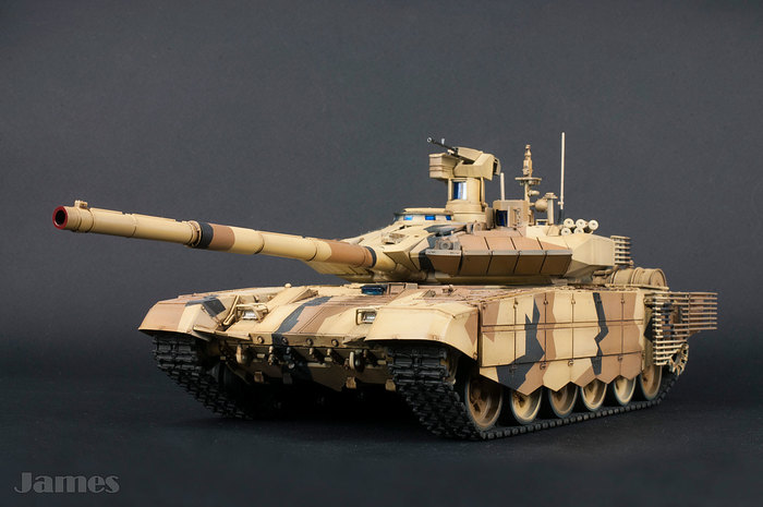 T-90MS - My, Stand modeling, , , Russian tank, Models, Test build, Longpost, t-90, Camouflage