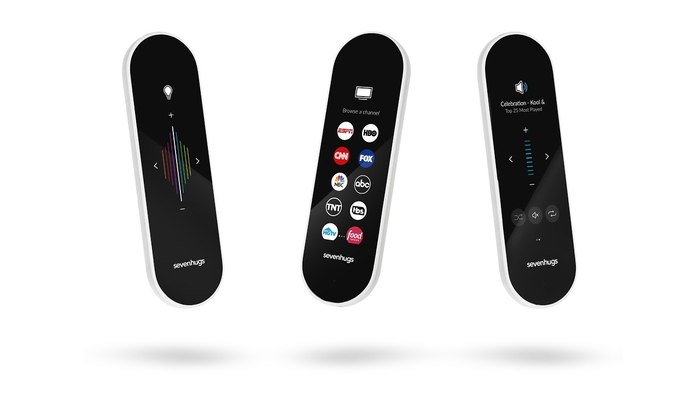 Sevenhugs: a universal remote to control all your devices - Technologies, Smart House, Гаджеты, Innovations, Remote controller, Kickstarter, Indiegogo, GIF, Video, Longpost