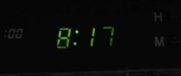 Problem: Car clock display only respects violence - My, Clock, Display, Breaking