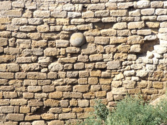 Cannonballs stuck in houses, fortresses, trees - The photo, Story, Cannonball, Longpost