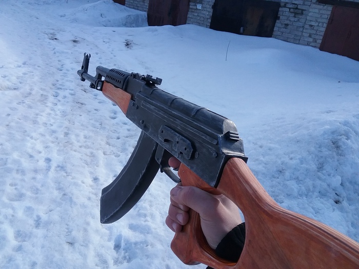 Announcement of Kalash from the game Metro Exodus - My, Weapon, With your own hands, Announcement, Video, Longpost