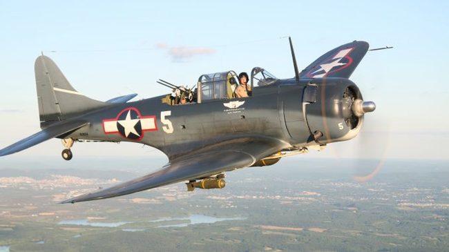 Douglas SBD-2 Dauntless. Fearless and slow death for the samurai fleet. - Airplane, Bomber, , Longpost