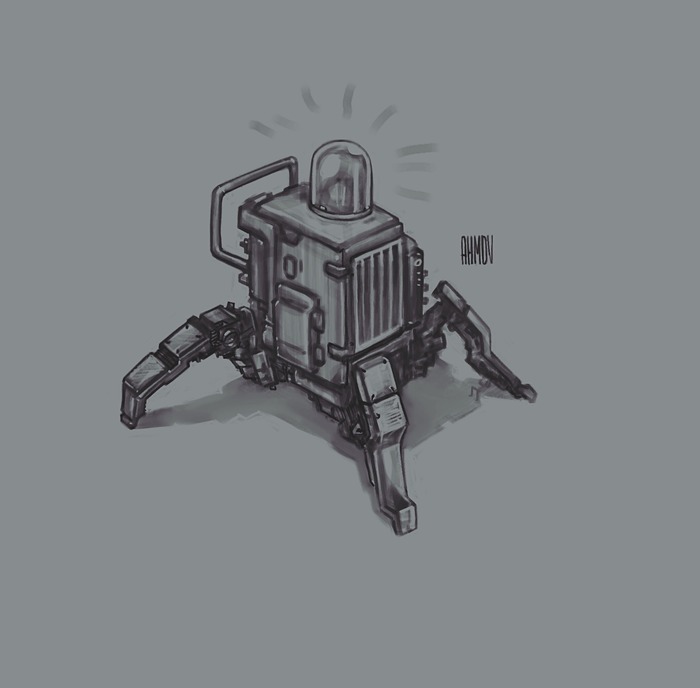 March of robots 6-8 , , Procreate, ,  , , Marchofrobots