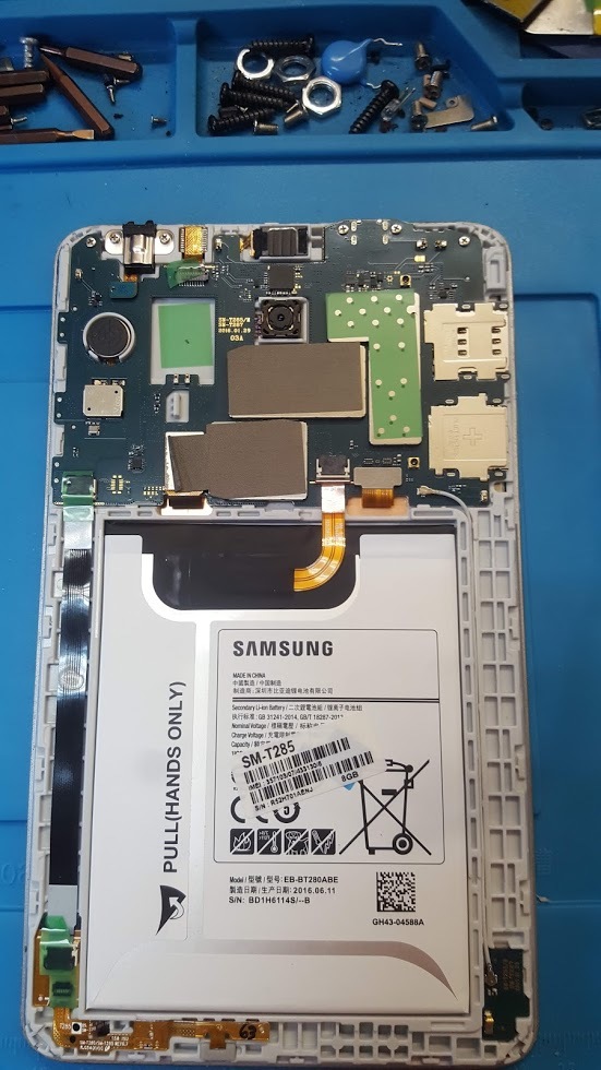 Tablet repair - My, Tablet, Repair, Longpost, Failure, Dump, CPU, Repair of equipment, Samsung, Luck