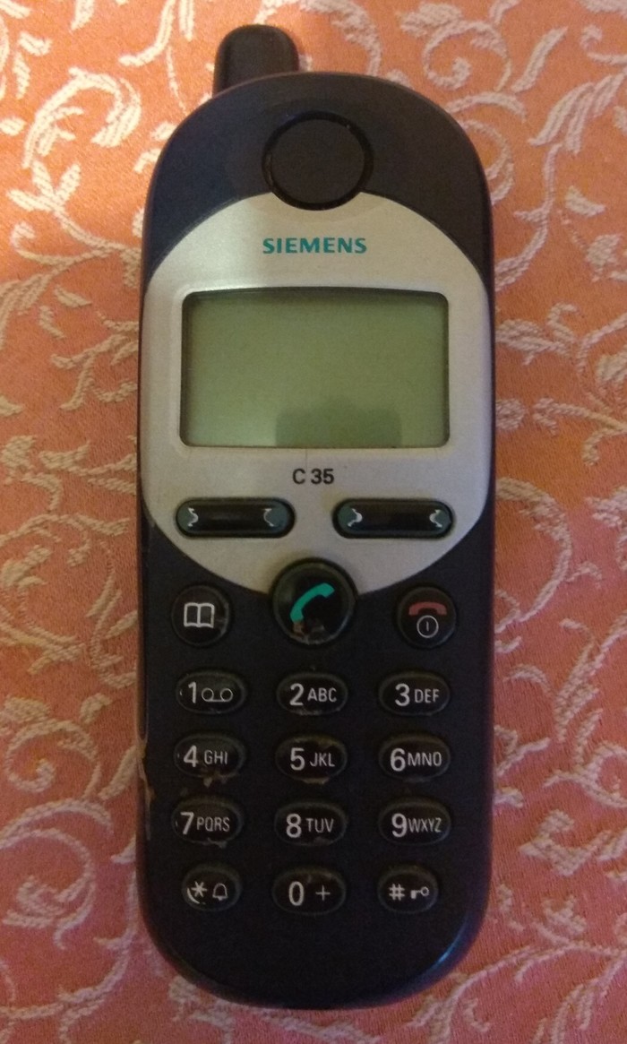 I found just such a rarity in old things when I was sorting it out. - My, Siemens, Telephone, Rarity, 2000s