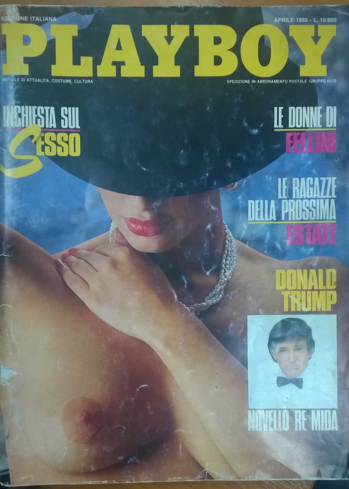 PlayBoy 1990 и Дональд Трамп - NSFW, Моё, Сиськи, Журнал, Playboy, Дональд Трамп, Длиннопост