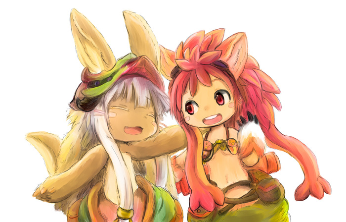  Anime Art, , Made in Abyss, Nanachi, Mitty, 