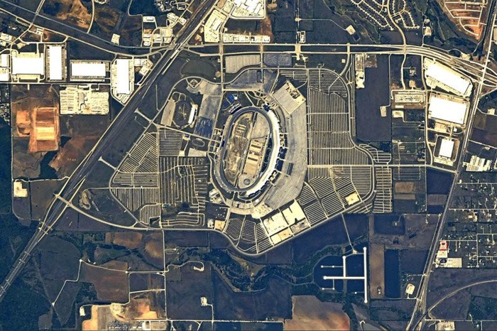 What racing tracks look like from space - Space, Photographer, Formula 1, The photo, Nikon, Longpost