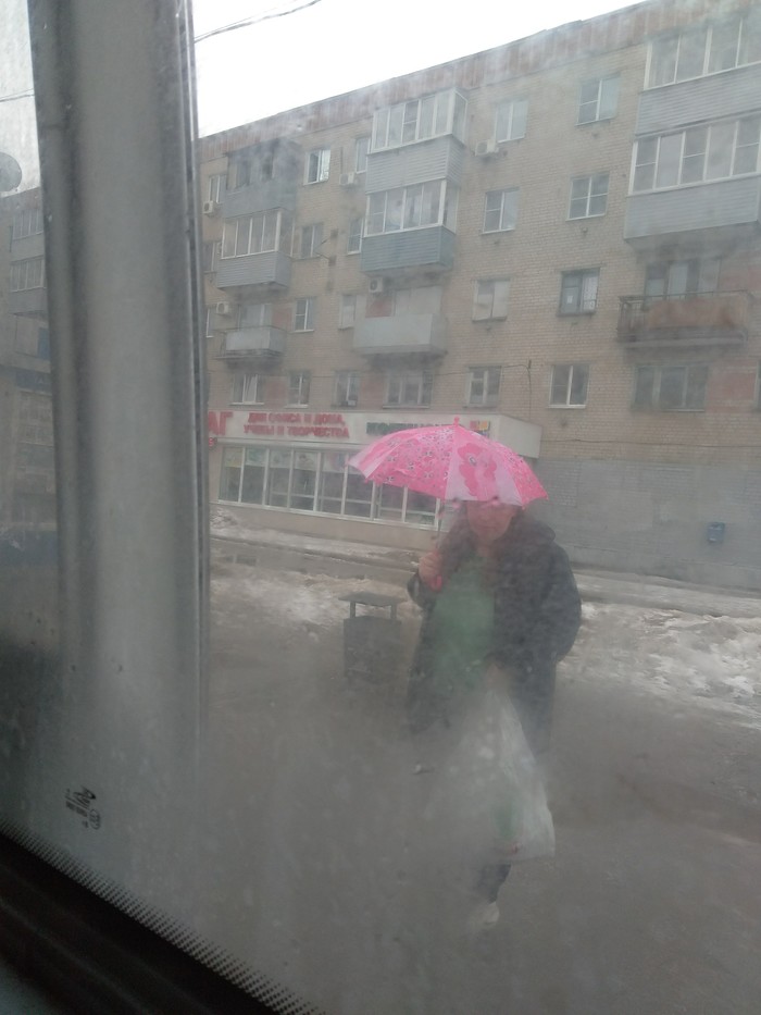 Mood pink umbrella - My, Mood, Voronezh, Life is pain, Pony, Umbrella