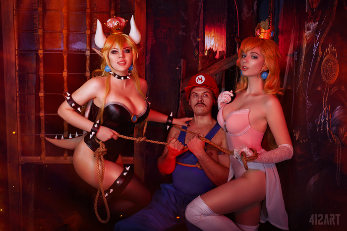 Как Марио спасать принцессу ходил - NSFW, Super Mario, Bowsette, Princess Peach, Bowser, Косплей, Длиннопост, Фотосессия, Фотография