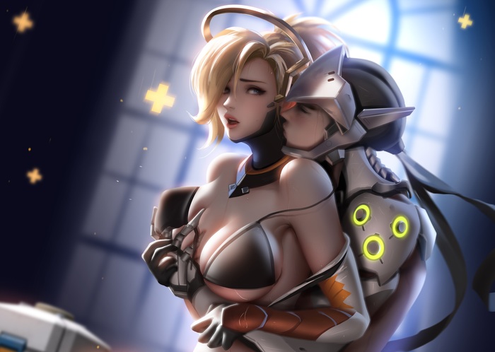 Genji X Mercy NSFW