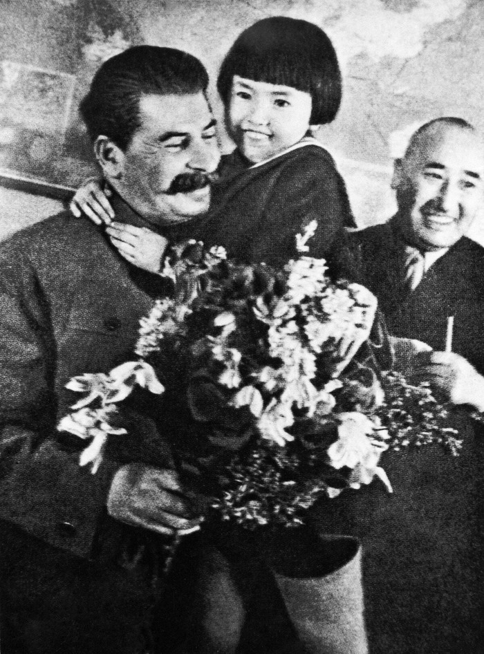 The famous girl in the arms of Stalin Engelsin (Gel) Marquizov. - Stalin, Story, , 1937