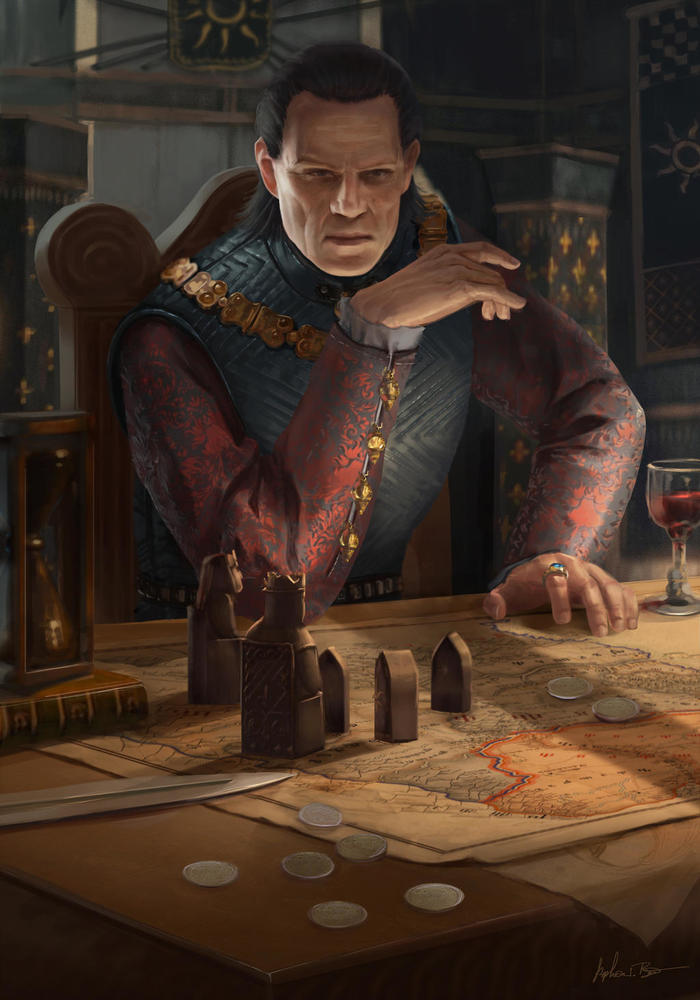 Emgyr Var Emreys - Art, Drawing, Witcher, Emgyr Var Emreys, The emperor, Fantasy, , Gwent