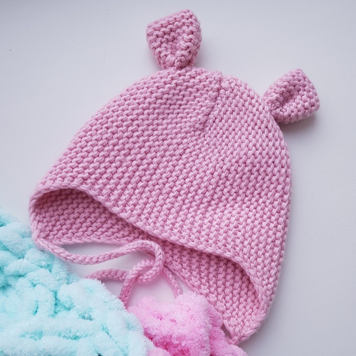 baby hat - My, Knitting, Needlework without process, Children's stuff, Cap