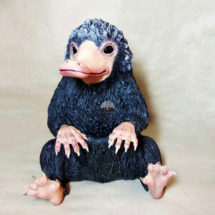 Niffler piggy bank from Fantastic Beasts and Where to Find Them - My, Niffler, Harry Potter, Nyuhler, , Present, Presents, Video, Longpost