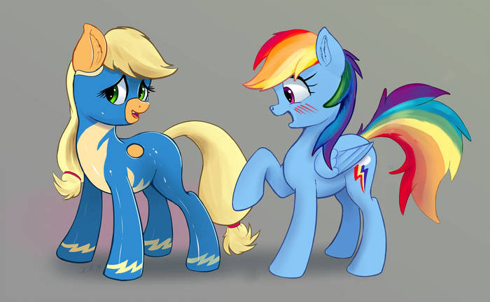 apple wonderbolt - My little pony, Applejack, Rainbow dash, Wonderbolts, Xbi